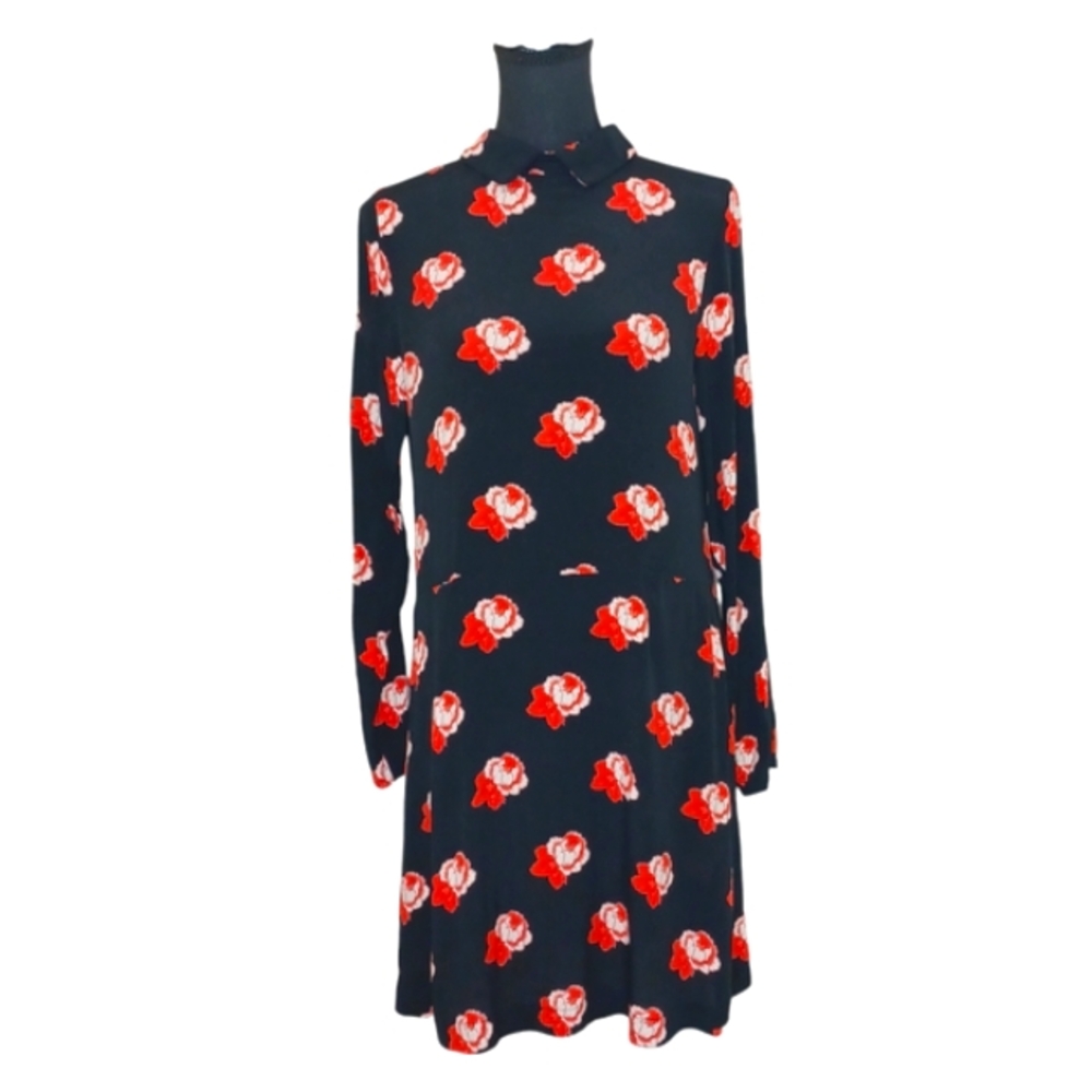 Ganni Floral Print Cottagecore Dress Women's Sz US Small EU 36